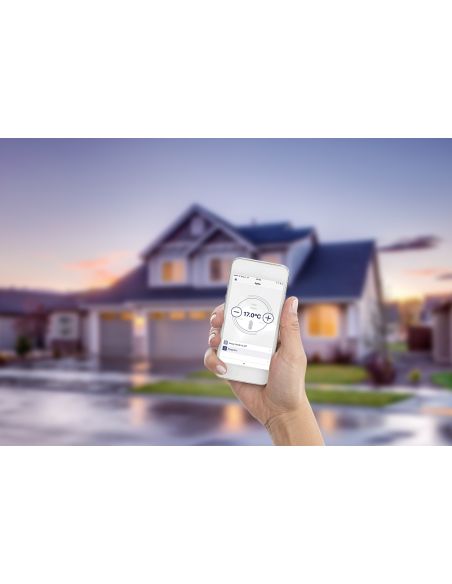 Adax Neo WiFi L elektromos konvektor 800W, fehér, alacsony kivitel