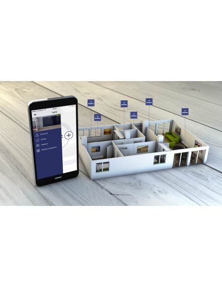 Adax Clea WiFi H elektromos konvektor 600W, fehér