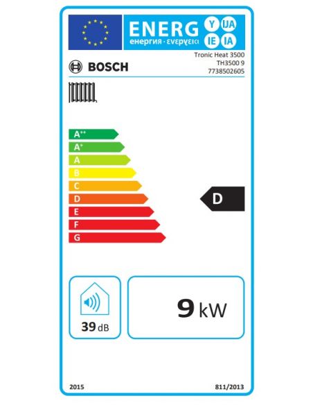 Bosch Tronic Heat 3500 9kW-os elektromos kazán