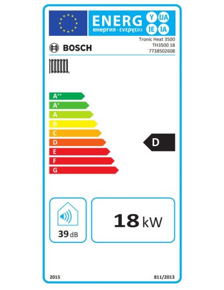 Bosch Tronic Heat 3500 18kW-os elektromos kazán
