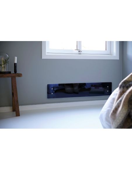 Adax Clea WiFi L elektromos konvektor 1000W, fekete, alacsony kivitel