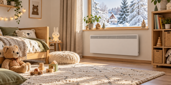 Gyerekszoba fűtése elektromos konvektorral – komfort, biztonság és okos szabályozás