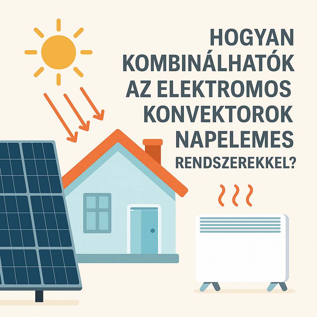 Hogyan kombinálhatók az elektromos konvektorok napelemes rendszerekkel?